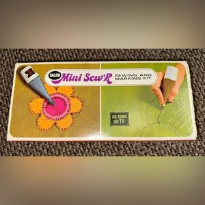 Vintage Mini Sew’R Sewing And Marking Kit -Mini Sewer-Mini Marker-Guide-Threader